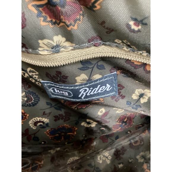 NWOT Lug Crossbody Women’s One Size Nylon Multiple Compartments Gold-Brown - Picture 10 of 10